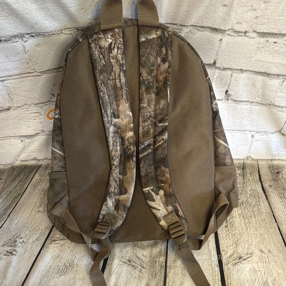 Ridge Hunter Cabela's Camouflage Backpack Padded Straps Pockets Mesh Pouch EUC - Picture 3 of 4